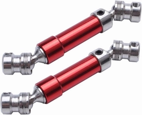 Compatible with Wltoys 12428 12423 2Pcs Metal Rear Center Drive Shaft CVD Shaft 1:12 RC Car Short Course for Desert for Buggy Off-Road RC Transmission Shaft