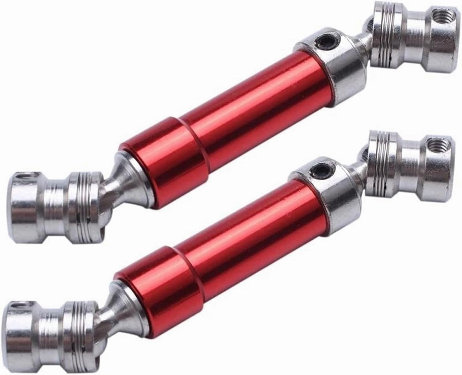 Compatible with Wltoys 12428 12423 2Pcs Metal Rear Center Drive Shaft CVD Shaft 1:12 RC Car Short Course for Desert for Buggy Off-Road RC Transmission Shaft