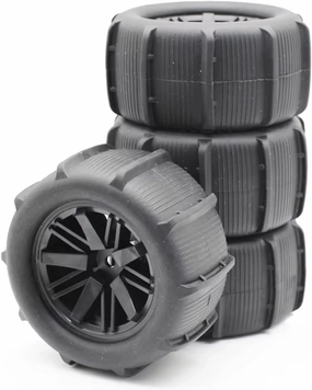 Compatible with Wltoys 144001 124018 124019 12428 A B C 12427 144002 1/14 1/16 RC Car 80Mm Sand Wheel Tires Beach Tire 12Mm Hex Hub RC Wheel Tires