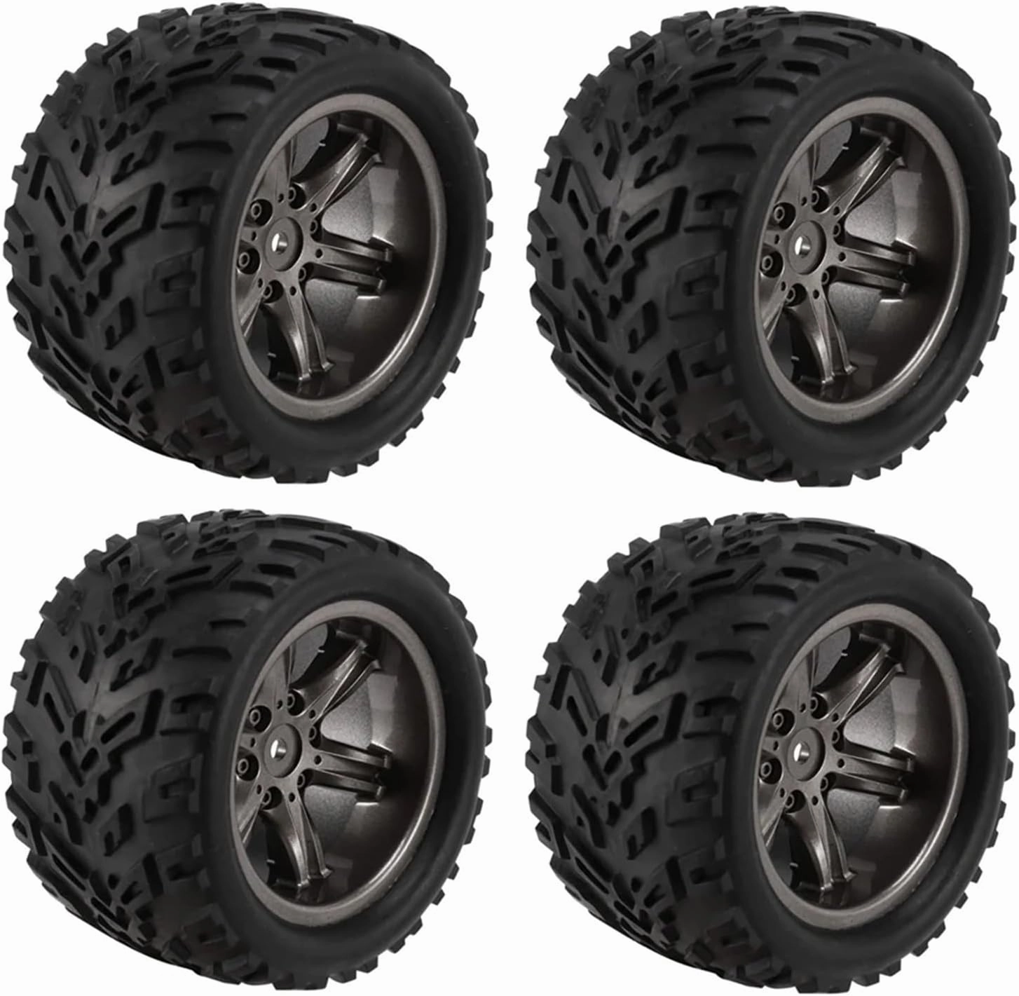 Compatible with XINLEHONG for 9125 9116 X9115 X9116 for GPTOYS S911 S912 4Pcs Tires Tyre Wheel 1/12 RC Car Spare Parts Accessories RC Wheel Tires