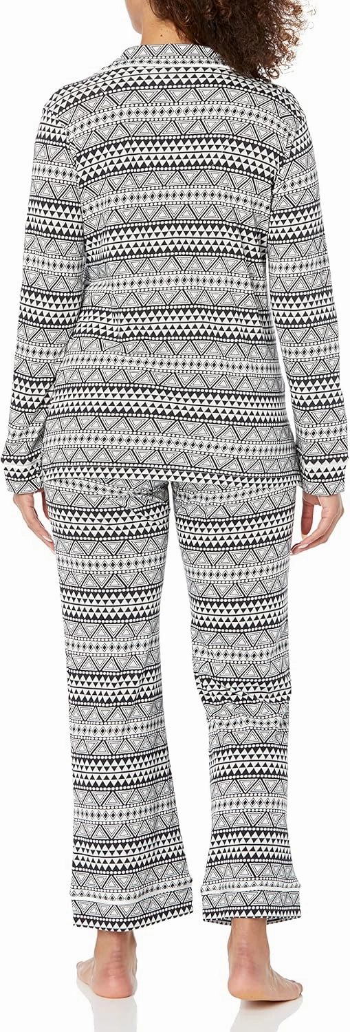 Cosabella Women's Bella Printed Long Sleeve Top & Pant Pajamas