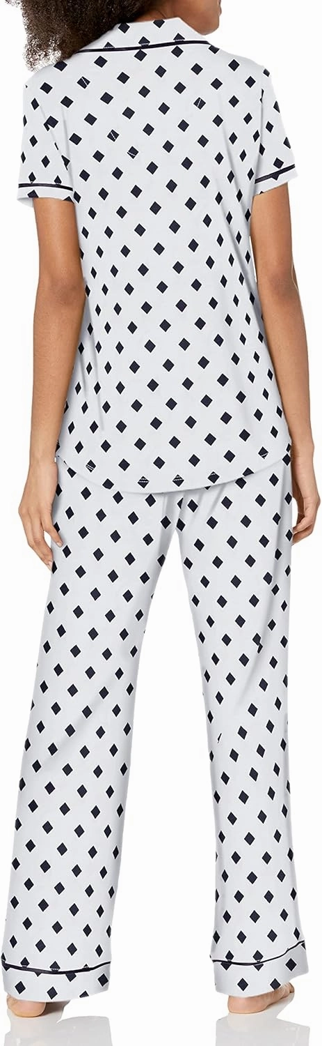 Cosabella Women's Bella Printed Short Sleeve Top & Boxer Pajama Set