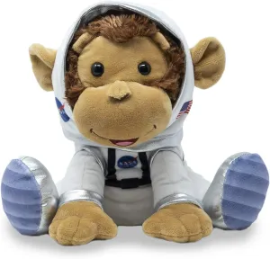 Cuddle Barn - Astro The Monkey | Animated Stuffed Animal Plush Toy | Blast Off Adventures, Twirls and Makes Cute Sounds, 9 inches