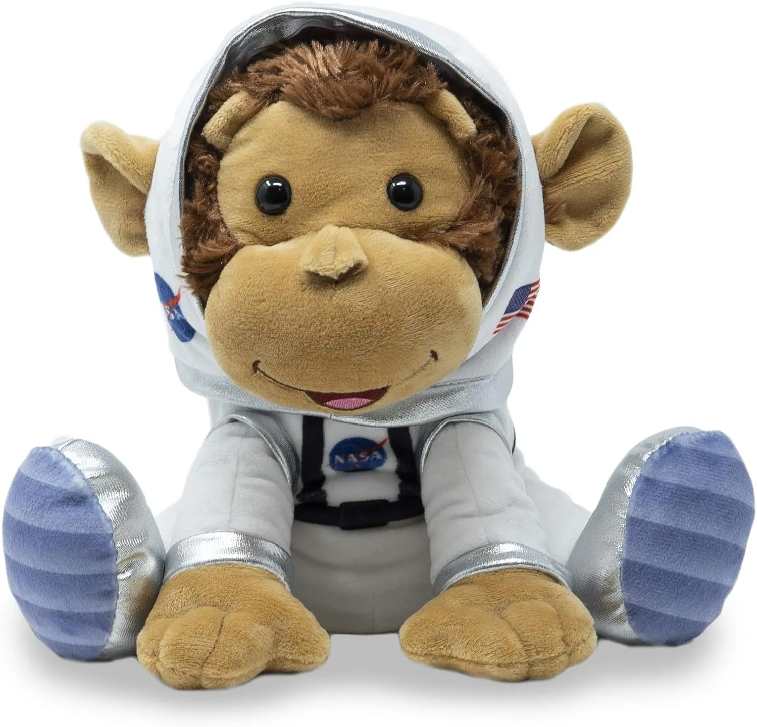 Cuddle Barn - Astro The Monkey | Animated Stuffed Animal Plush Toy | Blast Off Adventures, Twirls and Makes Cute Sounds, 9 inches