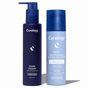 Curology Skin Care Set, Gentle Cleanser Face Wash and Hydro  Daily Face Moisturizer with SPF 30, Fragrance Free