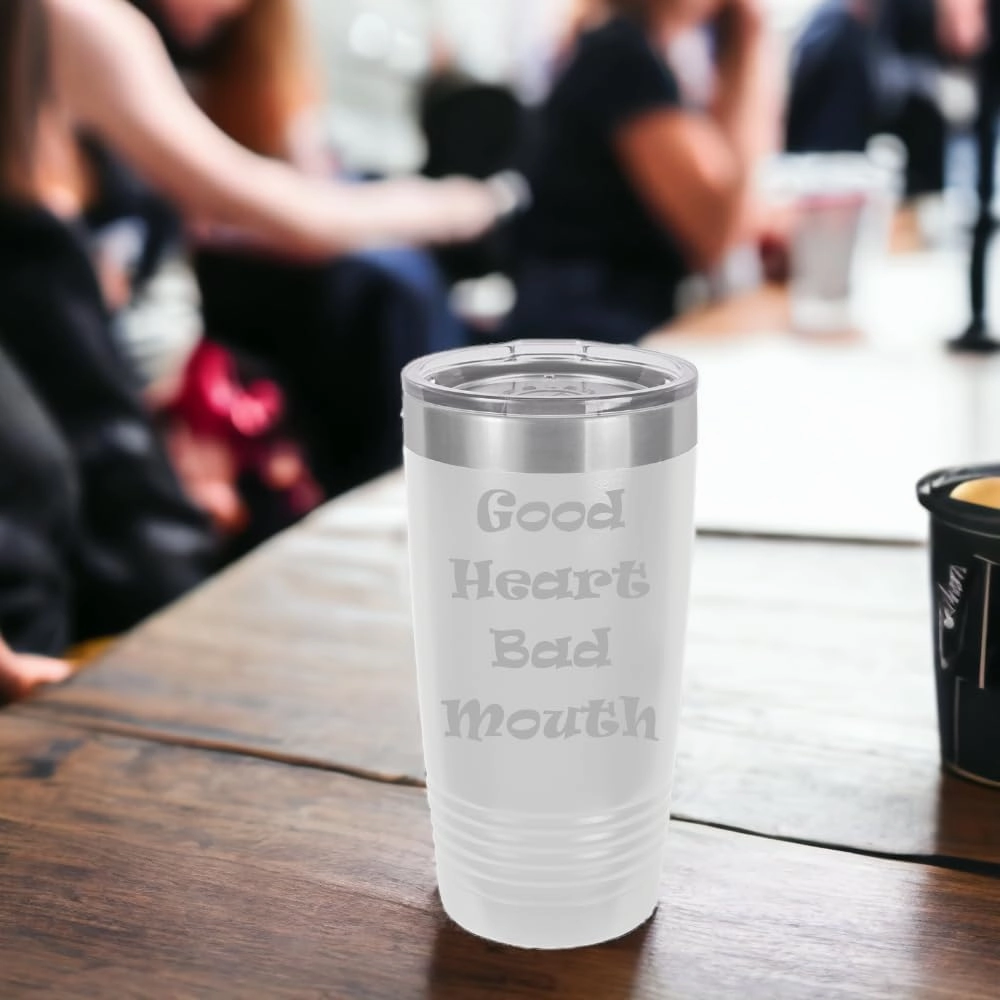 Customized Vacuum Insulated Tumblers, Double Wall Personalized Bottles with Splash and Leak Proof Upgraded Slider Lid, Laser Engraved Text for Special Holidays (20oz, White)