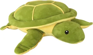 Cute Green Sea Turtle Stuffed Animal Toy - 13.7 Inch Soft Tortoise Plush Ocean Turtle Toy for Kids, Perfect Turtle Gifts for Turtle Lovers Boys Girls Birthday & Marine-Themed Room Decor