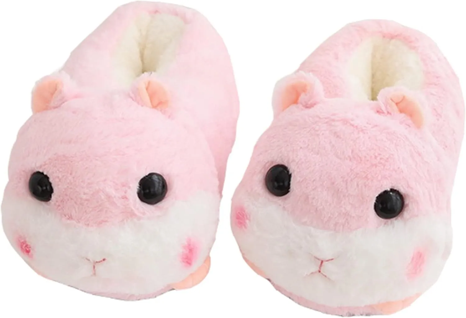 Cute Pig Cartoon Animal Home Furry Slippers - Women's Warm Winter Slippers