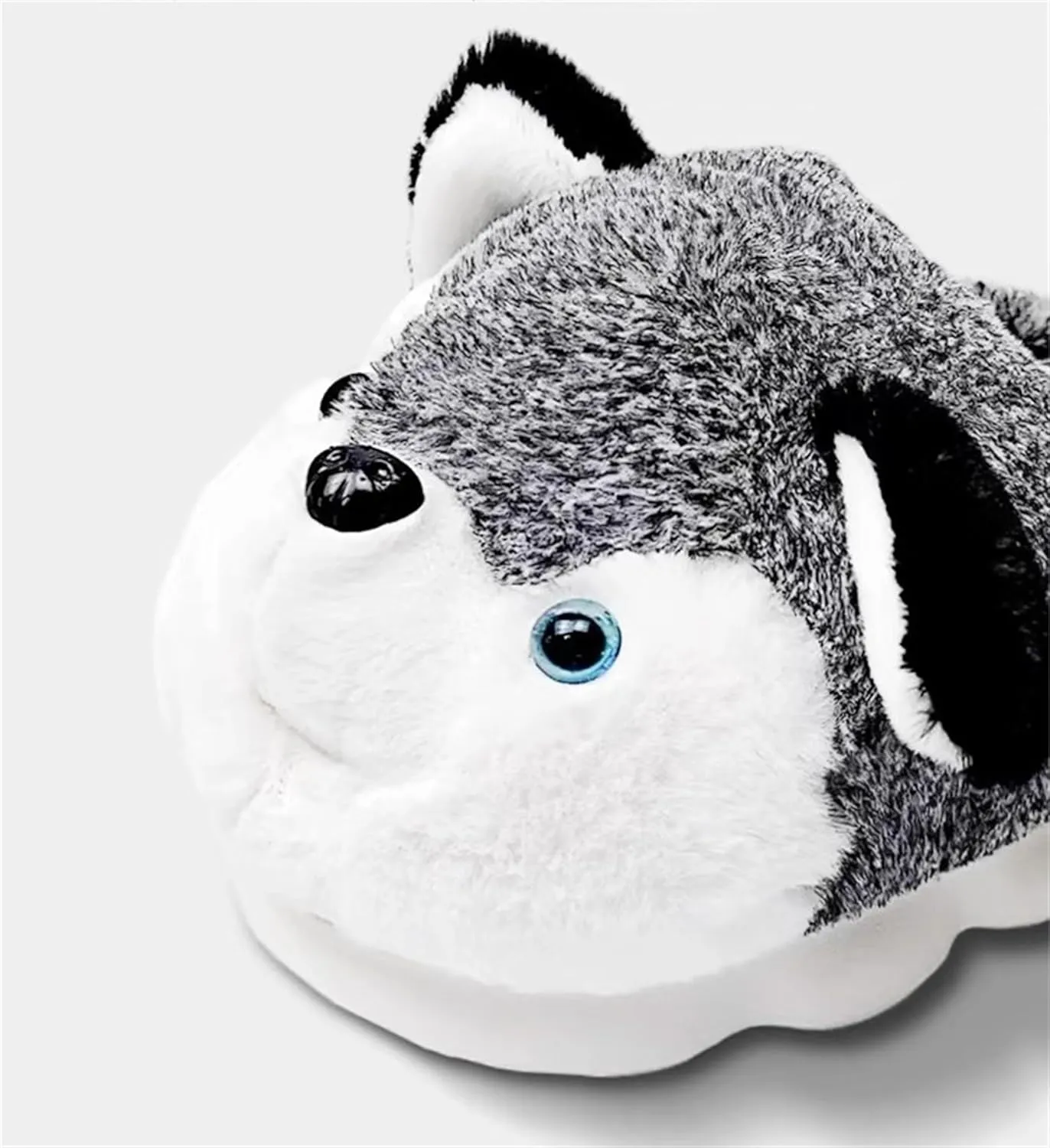 Cute Women's Cartoon Animal Dog Slippers - Warm & Furry, Perfect for Winter & Home