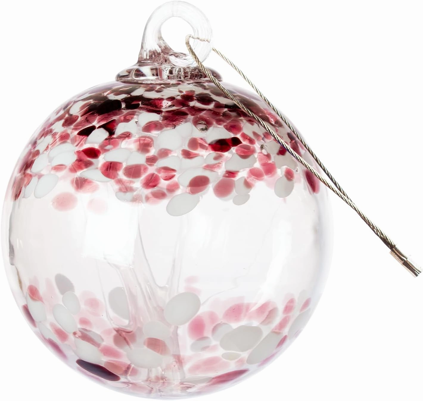 Dale Tiffany Hand Blown Glass, 8" Diameter Enchanted, Tree of Life Collection, Witch Globe Hanging Garden Indoor/Outdoor Decorative Ornament Gazing Ball