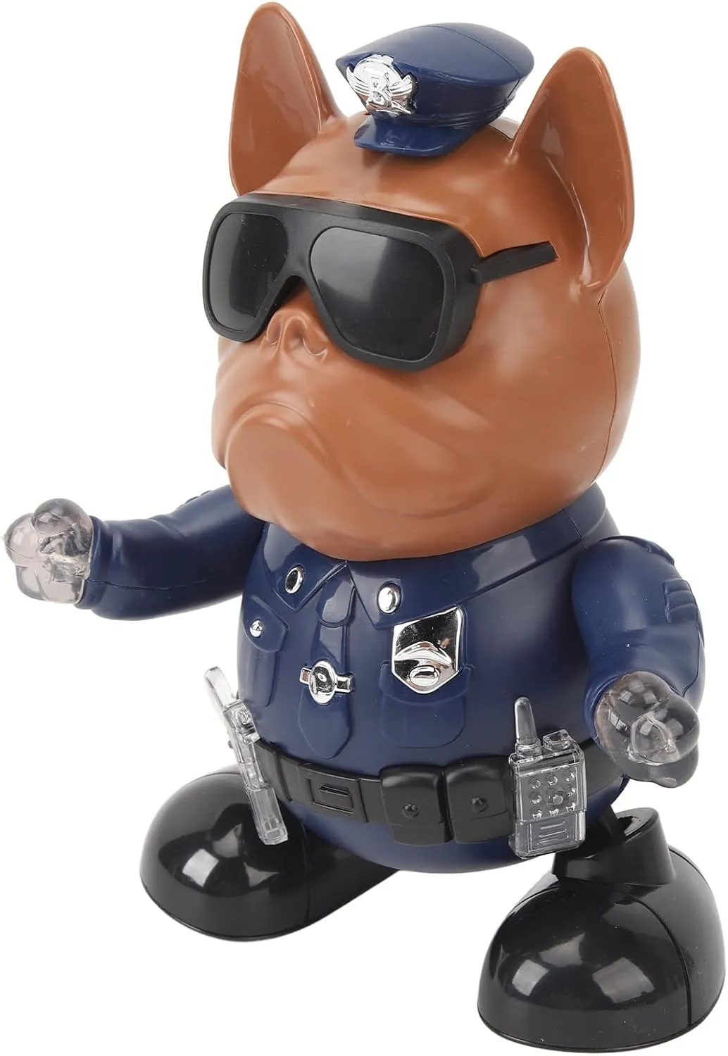 Dancing Police Dog Dancing Robot Electric Light Music Children Toy Kids Puzzle Toy Birthday Gift Christmas Gift