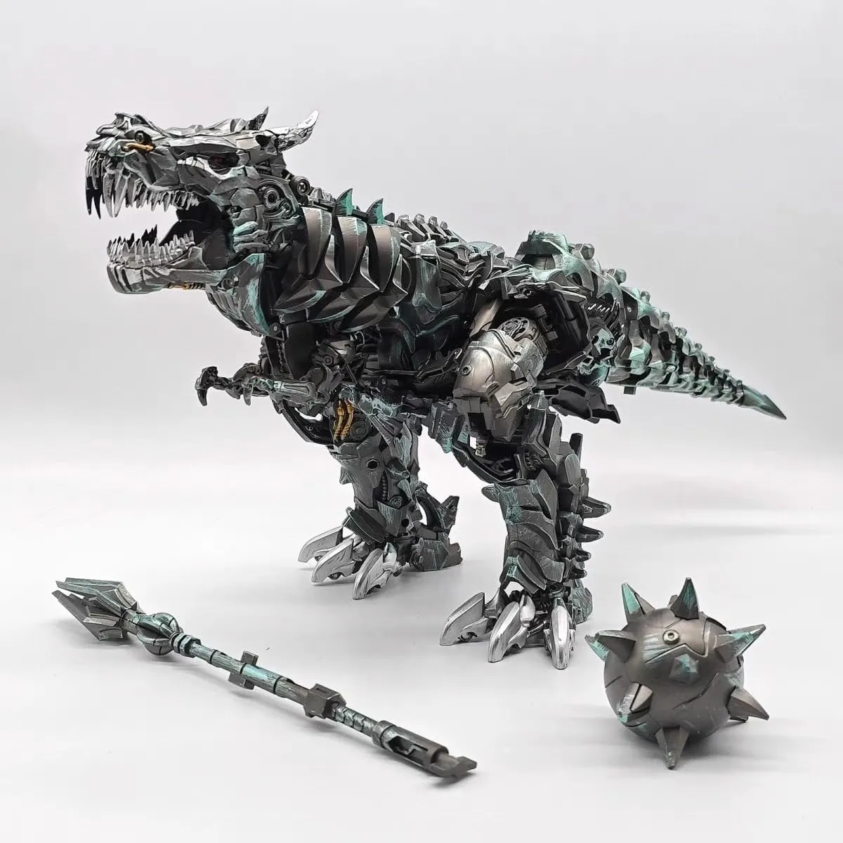 Deformation Toys, Deformation Robot Toy Action Figure 9.8 Inches with Accessories，Dinosaur Mode Suitable for Ages 6 and Up Gifts for Boys and Girls