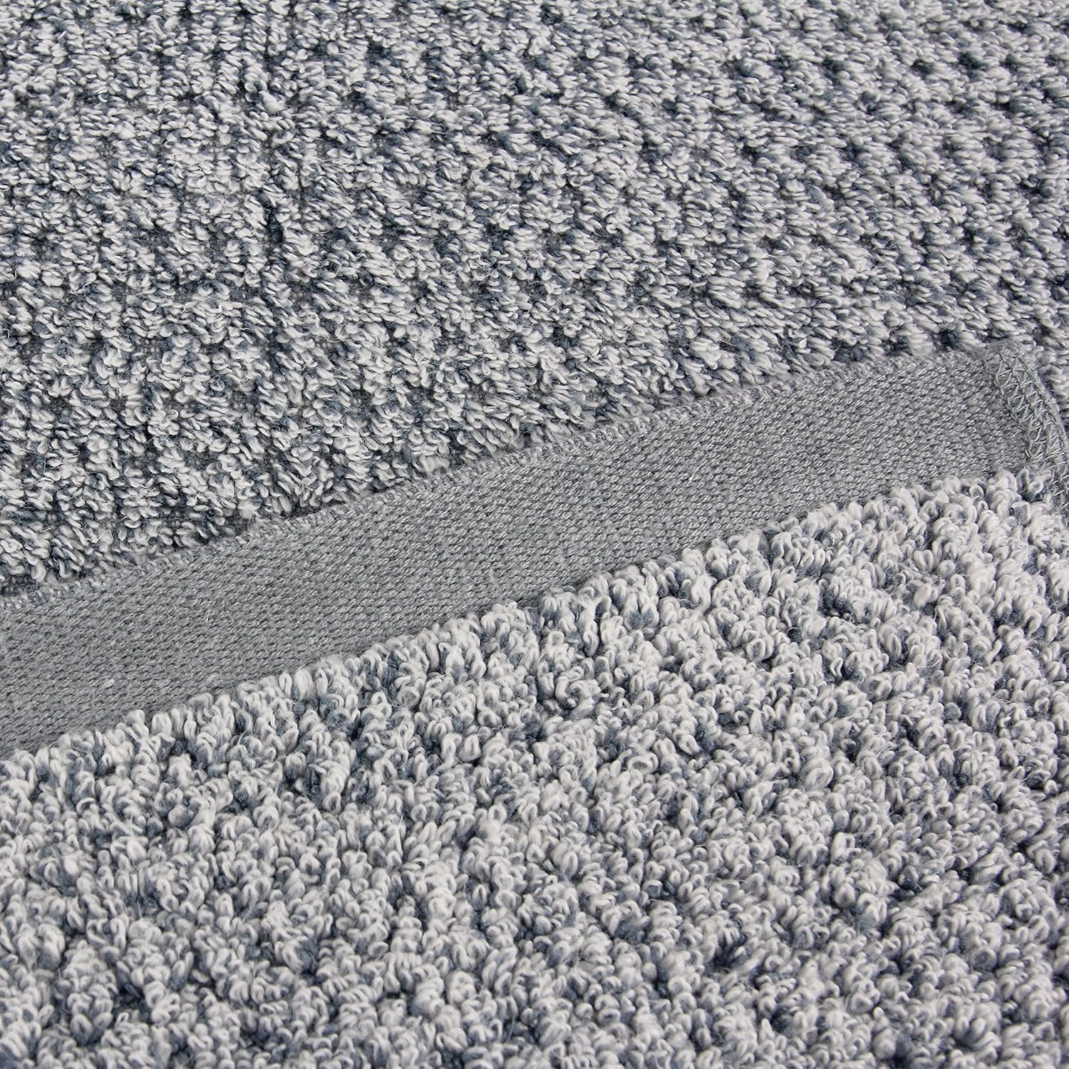 Diamond Jacquard Washcloth 6 Piece in Dusk