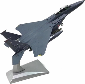 Diecast 1/100 Scale for F-15E Supersonic Airplane Alloy Aircraft Model Collection Display Boutique Decoration
