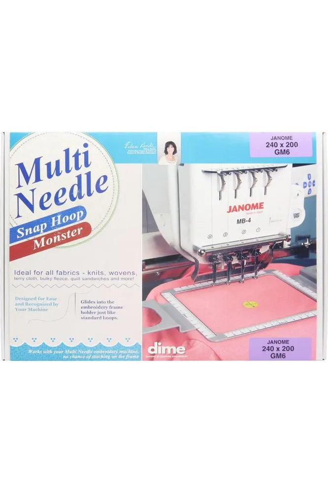 Dime, 240mm x 200mm Multi Needle Snap Hoop Monster - Janome