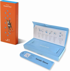 Dna My Dog Premium Test – Premium Breed ID Over 350 Breeds Plus Genetic Age Test, Wolf/Coyote DNA and Mixed Breed Identification, Non-Invasive Cheek Swab for Puppies to Adult Dogs