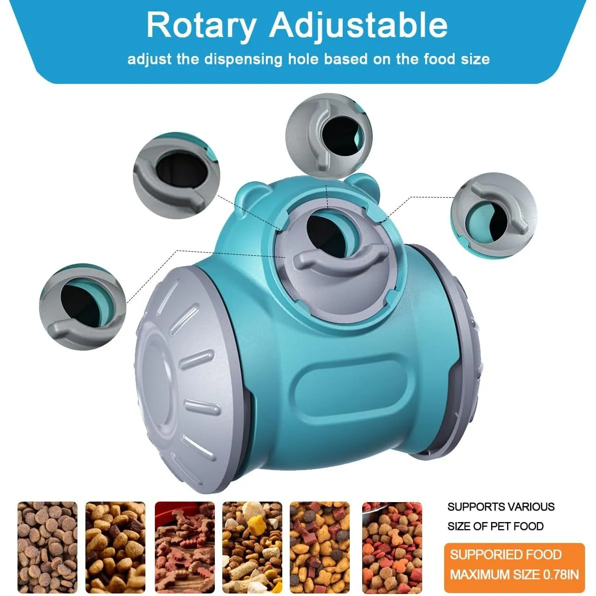 Dog Interactive Feeder Tumbler