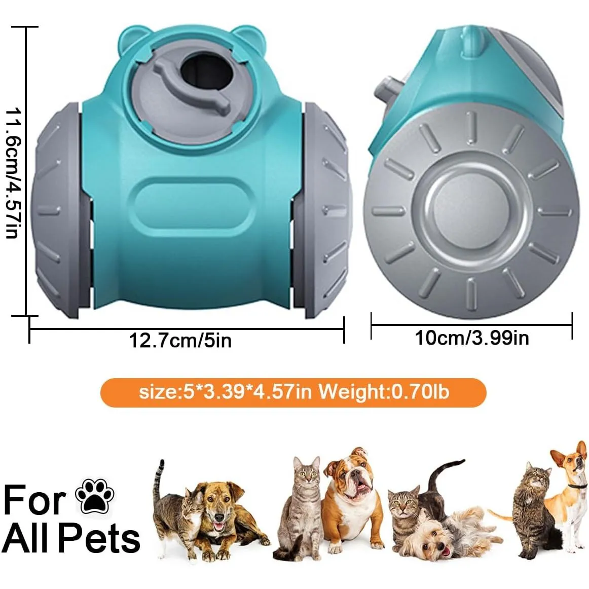 Dog Interactive Feeder Tumbler
