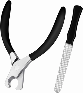 Dog Nail Clippers for Large Dogs Wide Jaw Opening Heavy Duty Dog Nail Trimmer Cat Claw Clippers for Pets(Black)