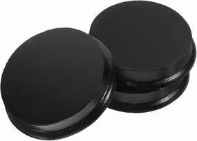 Doll Model Support Stand Round Wooden Base 3 Pack Miniature Bases for Figures Black Action Figure Display Diy Material