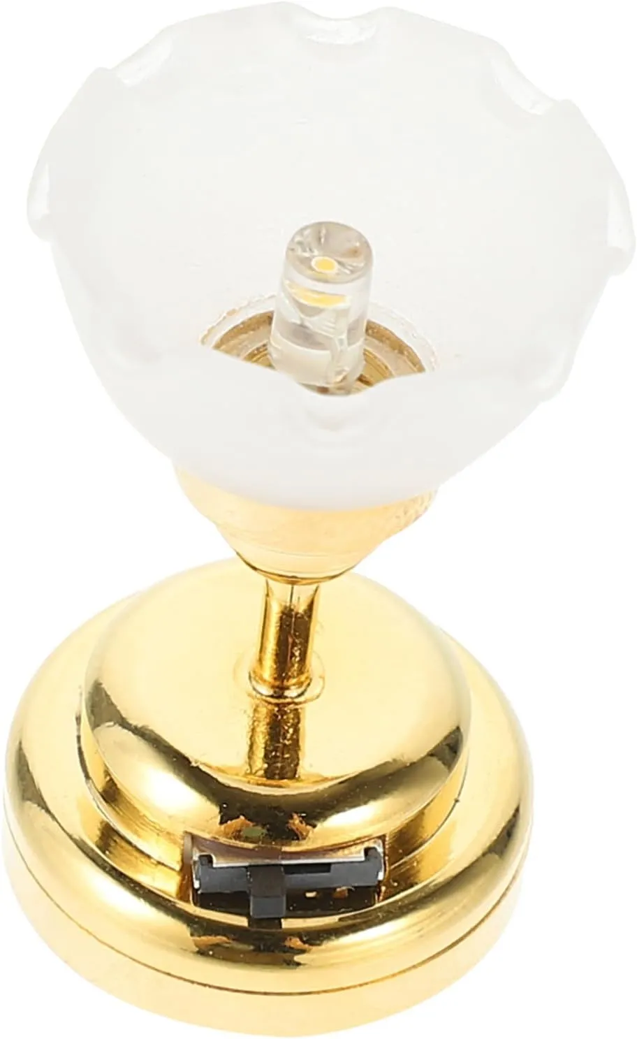 Dollhouse Led Ceiling Lamp Elegant Floral Chandelier for Mini House Decoration Safe and Reusable Miniature Light Accessory for Table Supplies and Craft Projects