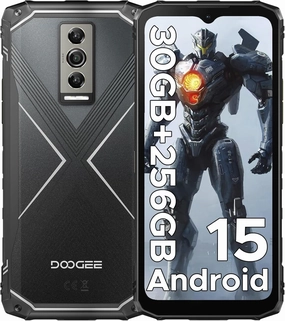 DOOGEE Blade10 Pro(2025) Android 15 Rugged Phone,10.7mm Ultra-Thin,30GB 256GB/TF 2TB,6.56”HD 90Hz Rugged Smartphone,5150mAh,50MP 8MP Camera,NFC/Widevine L1/Face ID/IP68/IP69K/3 Card Slot(Silver)