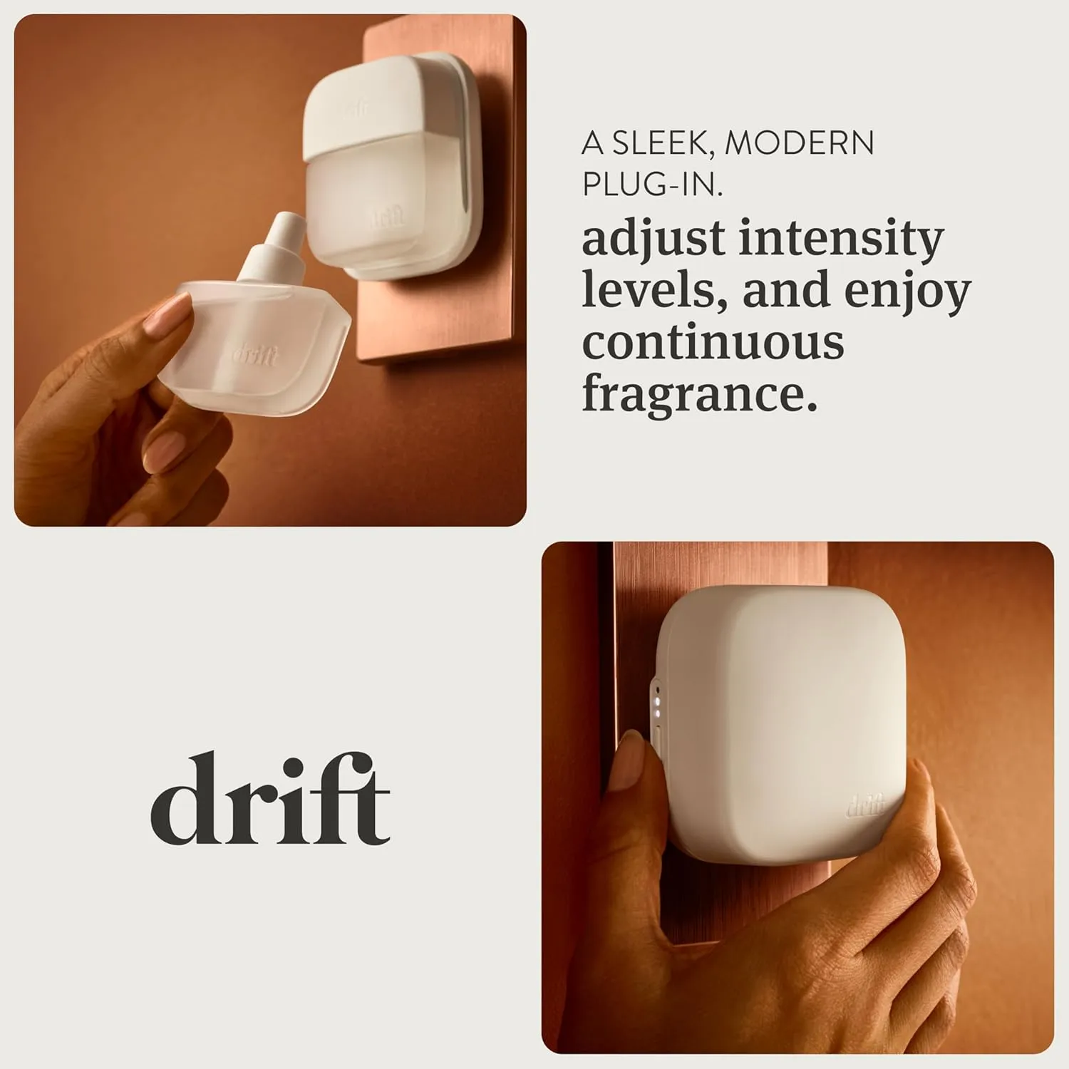 Drift Home Scent Diffuser Refills in Open Air (2 Refills) - Adjustable, Long Lasting Aroma - Clean Ingredients, Pet Safe