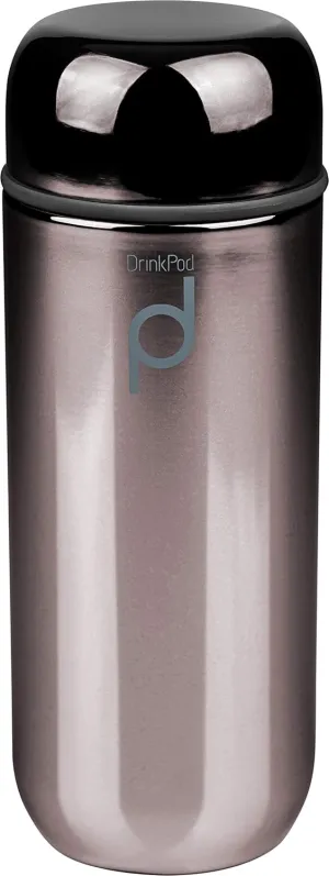 DrinkPod HCF-200BM Vacuum Insulated Flask, Stainless Steel, 200 milliliters
