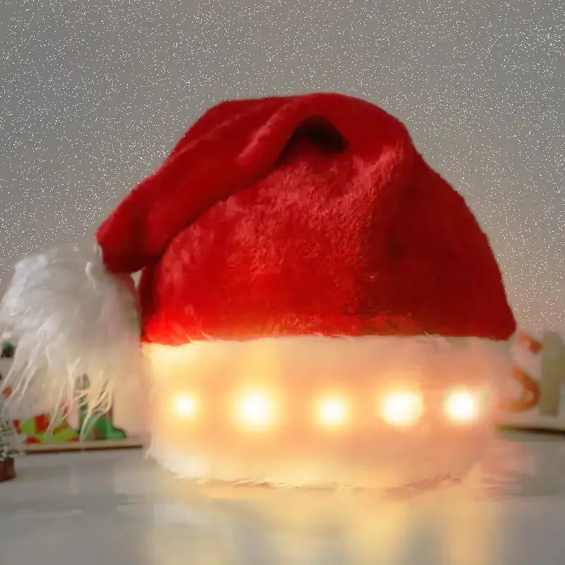 🎅Early Christmas Sale 28% & Free Shipping🎁- Luminous Santa Hat LED