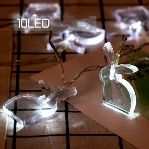 Easter Bunny LED Animal Decorative Transparent Wire String Lights