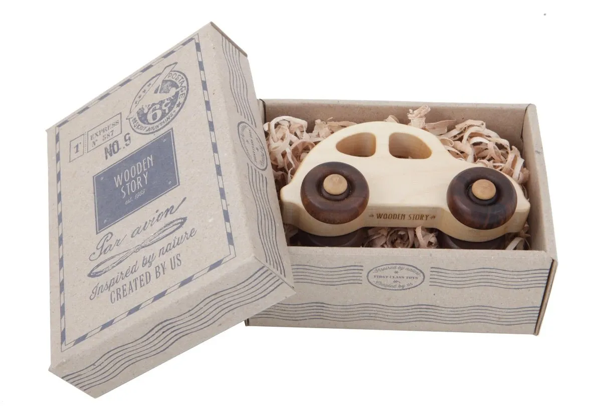 Eco-Friendly Wooden Toy Car by Wooden Story