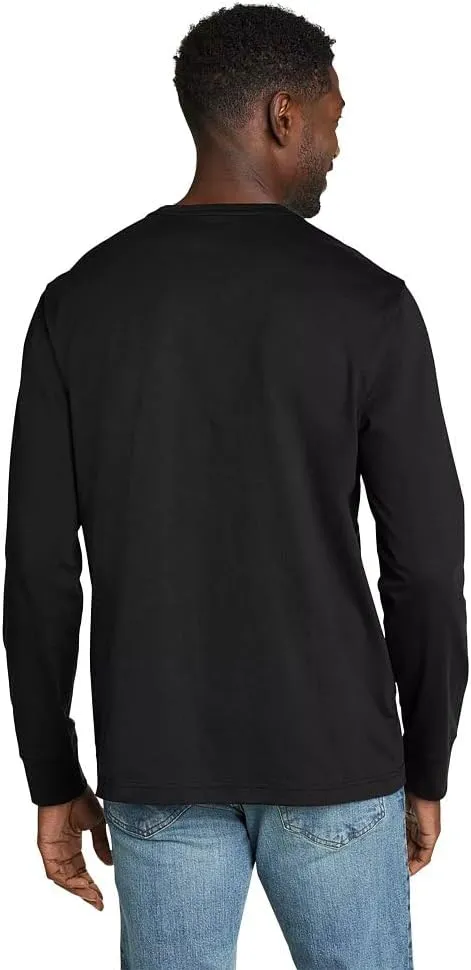 Eddie Bauer Men's Legend Wash 100% Cotton Long-Sleeve Classic T-Shirt