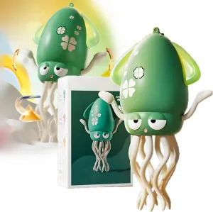 Electric Dancing Octopus Toy, Magic Dancing Octopus Toy, Crazy 8-Leg Auto-Dance, Crawling Automatic Obstacle Sensor with LED Lights & Music (A.)