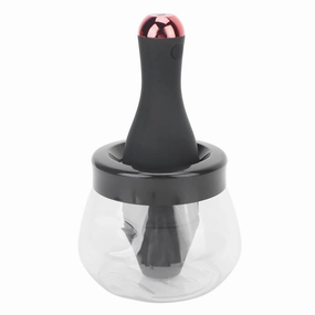 Electric Makeup Brush Cleaner Quick Dry Rechargeable Automatic Brush Cleaner Spinner Suitable for Multiple Sizes And Quick Drying Comfortable Hand Feel For Efficient Makeup Brush