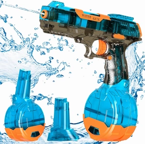 Electric Water Gun for Adults&Kids,Rechargeable Automatic Squirt Guns Up to 19Ft Range,Suitable for Beach Outdoor Activity