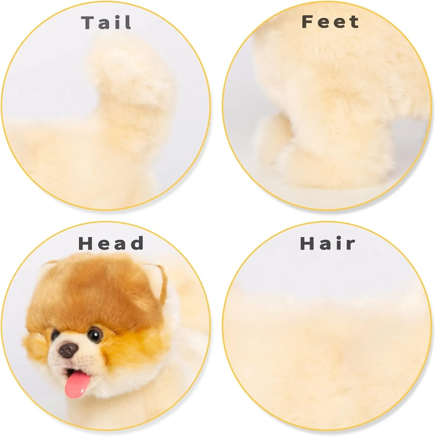 Electronic Walking Pomeranian Stuffed Dog Toy, Realistic Interactive Puppy Robot Pet Dog, Walking, Barking,Wagging Tail & Talking,Present Pet Gifts for 3  Year Boys Girls