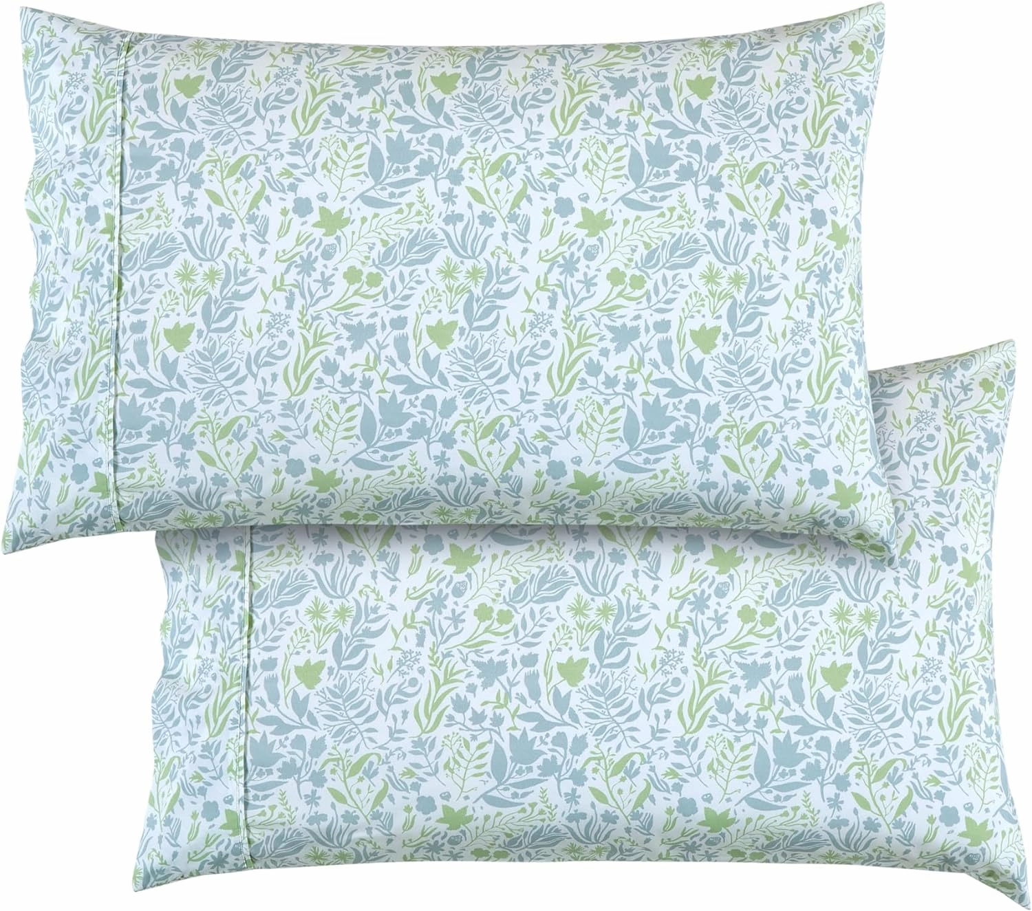 Elegant Comfort Softest and Coziest 6-Piece Sheet Set - 1500 Premium Hotel Quality Microfiber - Deep Pocket, Wrinkle Resistant 6-Piece Floral Bed Sheet Set, Queen, Anita Green