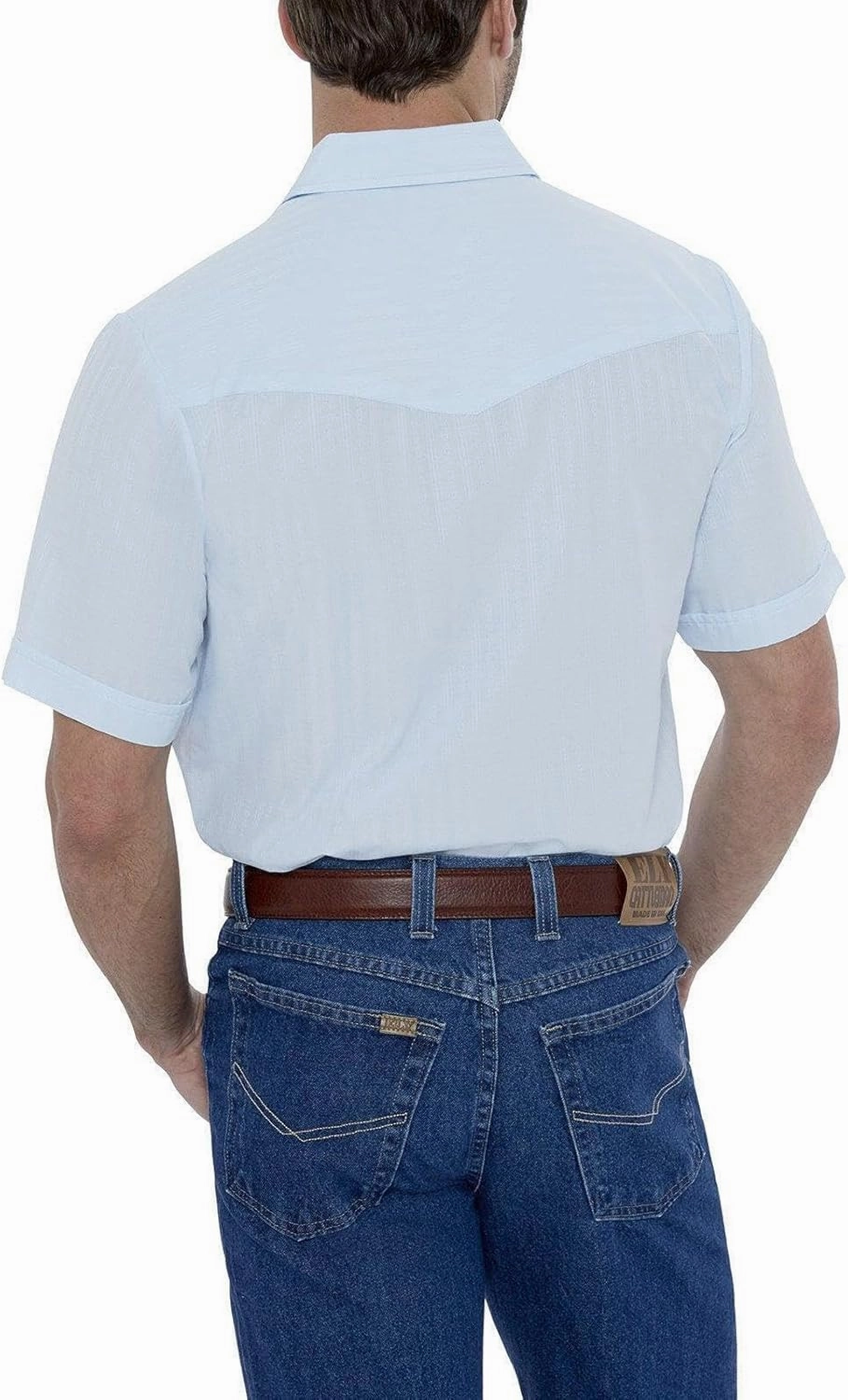 ELY CATTLEMAN Men's Short Sleeve Tone Western Shirt