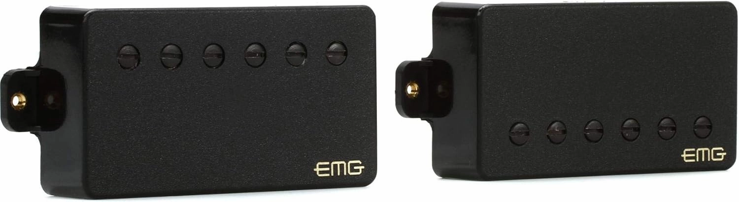 EMG REV Revelation Signature Passive Alnico 2 Humbucker Guitar Pickup Set, Black