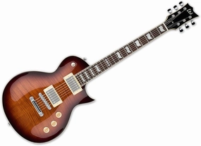 ESP LTD EC-256FM Electric Guitar, Dark Brown Sunburst