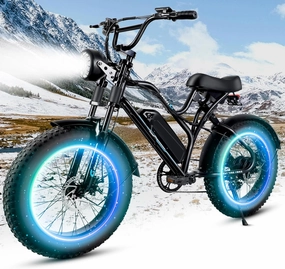 Fat Tire Electric Bike for Adults,1500W 32 Mph Top Speed Motorcycle Design Ebike, 48v 15.6AH 25-50 miles Long Range E Bike for Men and Women,All Terrain Motorbikes 20x4" Adult Electric Bicycles E-bike