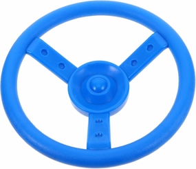 FAVOMOTO Plastic Steering Wheel for Fun Outdoor Playground Accessory Simulated Play Steering Wheel for Swingset Quick Setup Safe and Reusable Amusement for Backyard Play Equipment