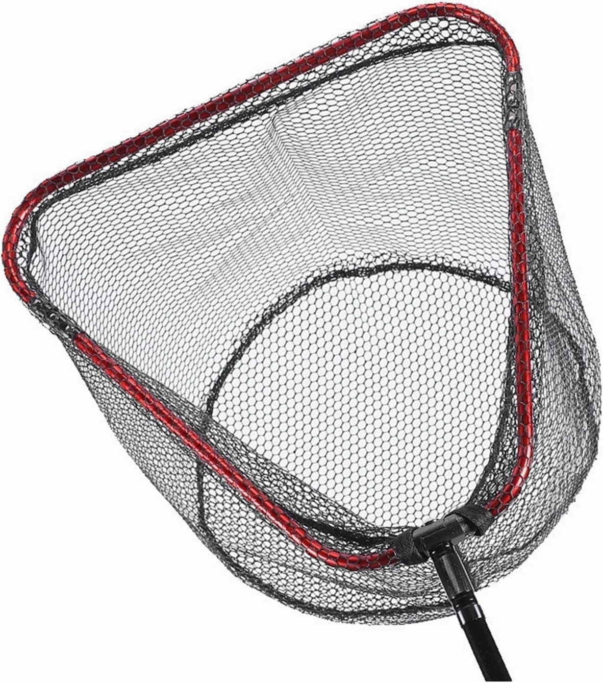 Fishing Net Triangle Net Head Aluminum Alloy 8mm Screw Folding Dip Net 40/60/65cm Gluing Net Outdoor Fishing Tool Accessories Collapsible Fshing