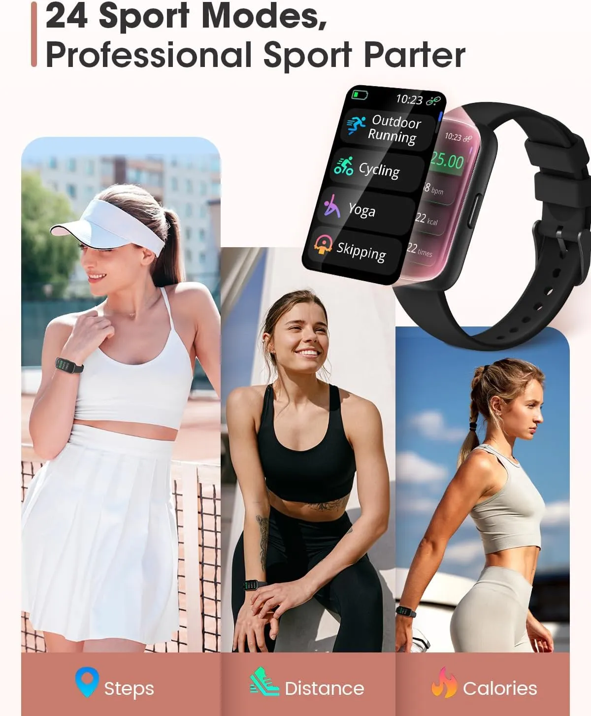 Fitness Tracker, Smart Watches for Women Men with Heart Rate/SpO2/Sleep Monitor, IP68 Waterproof Fitness Watches for Women Men, Step Tracker & Smart Watch for Android iPhone,Pedometer Watch, Gift