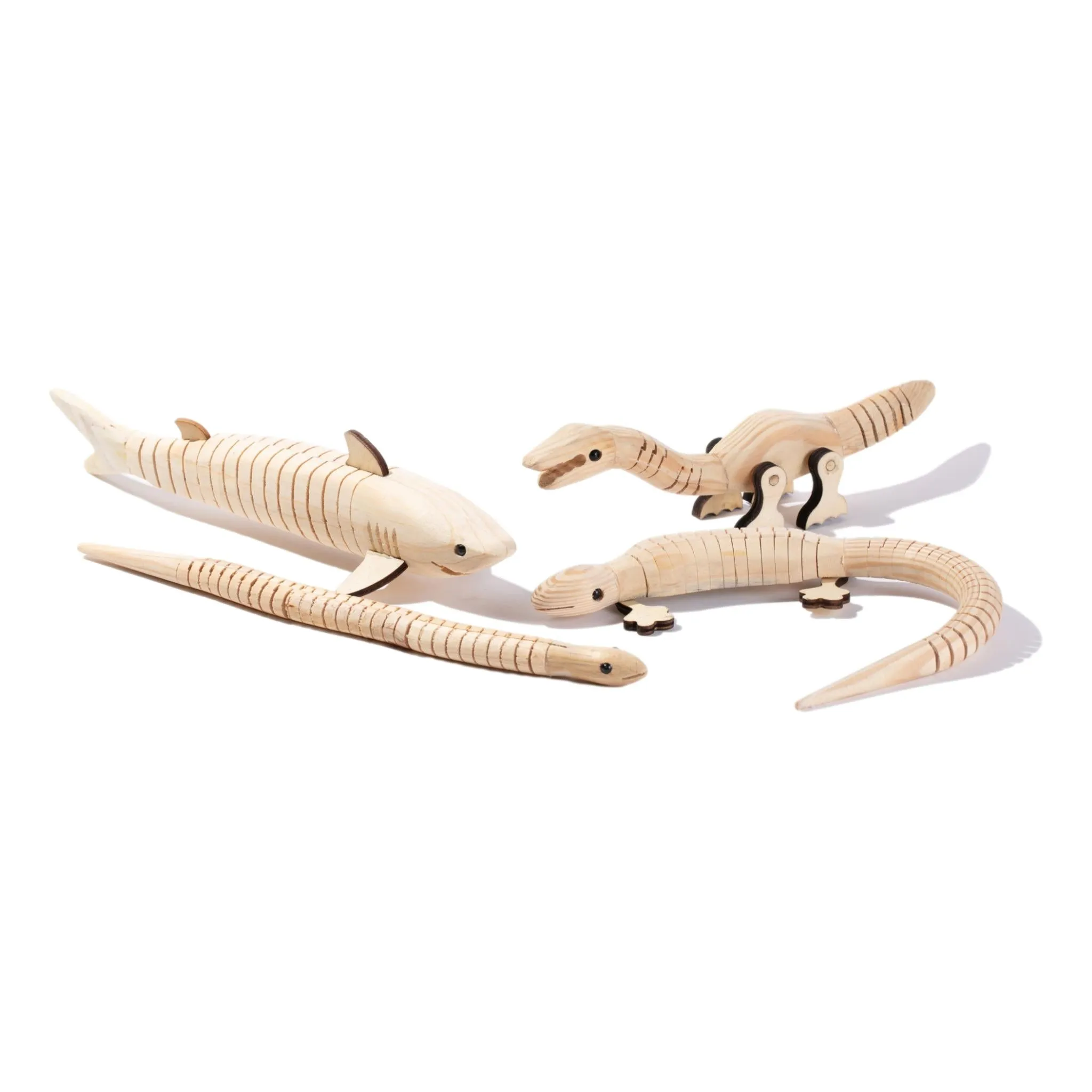 Flexible Wooden Lizard - Each