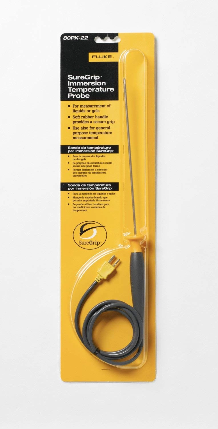 Fluke 80PK-22 SureGrip Immersion Temperature Probe