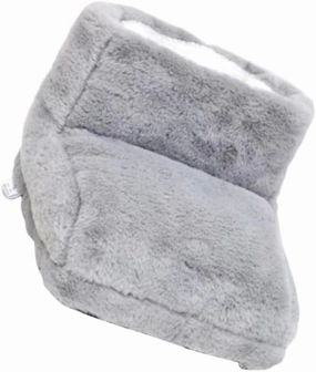 Foot Warmer Slippers for Women Heated House Shoes 5v Safe Heat for Cold Weather Comfortable Indoor Slippers Grey