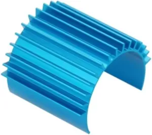for HPI for Wltoys for Himoto for WPL for MN 370 380 1/12 1/16 1/18 Brushless Brush Electric 1Pcs Motor Radiator RC Car for Universal Upgrade Parts RC Car DIY Parts(Blue)