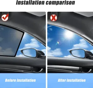 for Mazda BIANTE Magnetic Car Sun Shade,Car Window Shade Blinds Covers Breathable Mesh for Side Rear Full Window,H 4 Side Windows   2 Triangular Windows   Tailgate