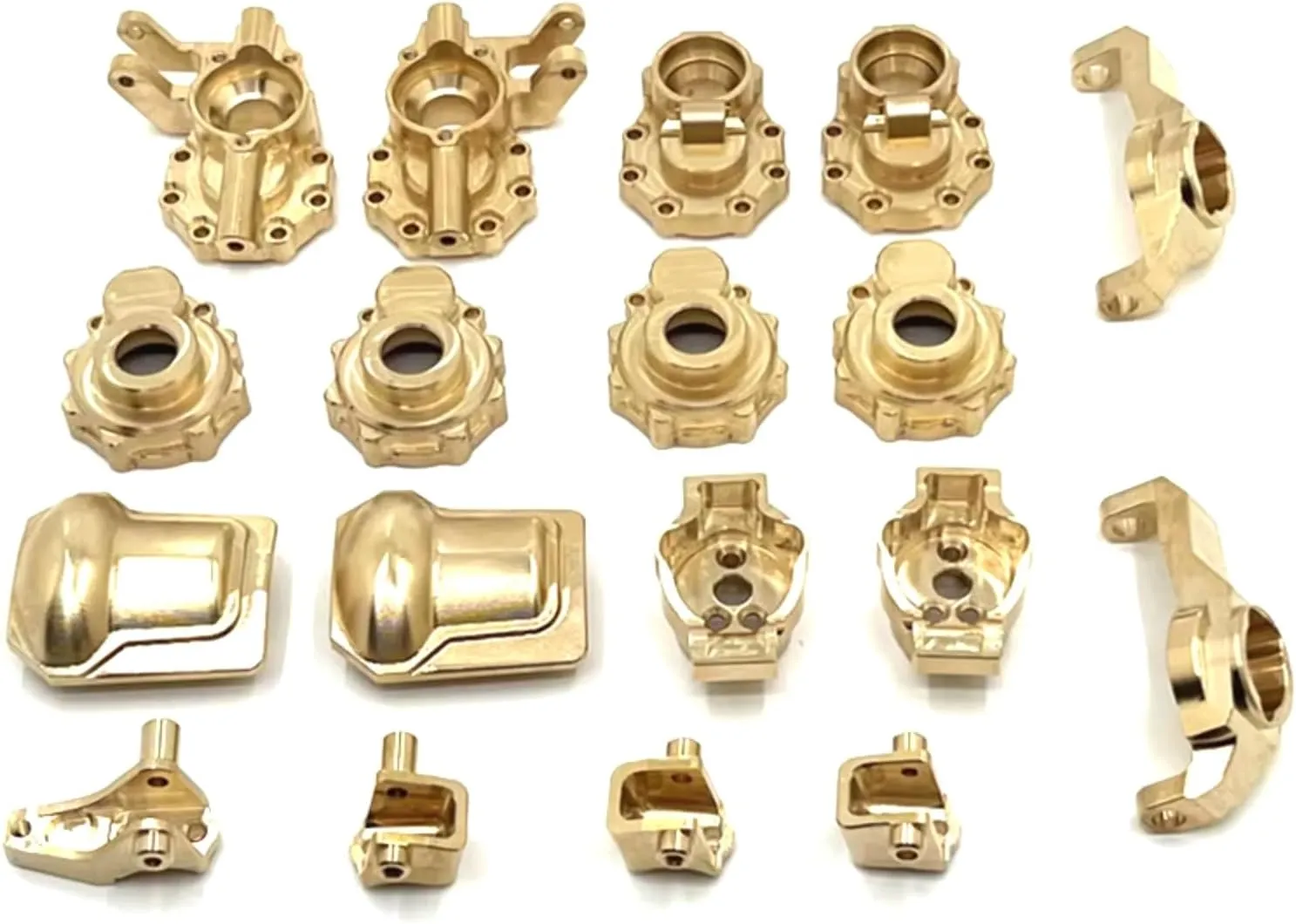 for Wltoys for 104006 104010 104020 104026 1/10 Brass Portal Axle Gear Housing Brass RC Car Upgrade Parts Accessories RC Repair Parts